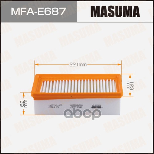 

Воздушный фильтр a0620 masuma lhd renault arkana (1/40)