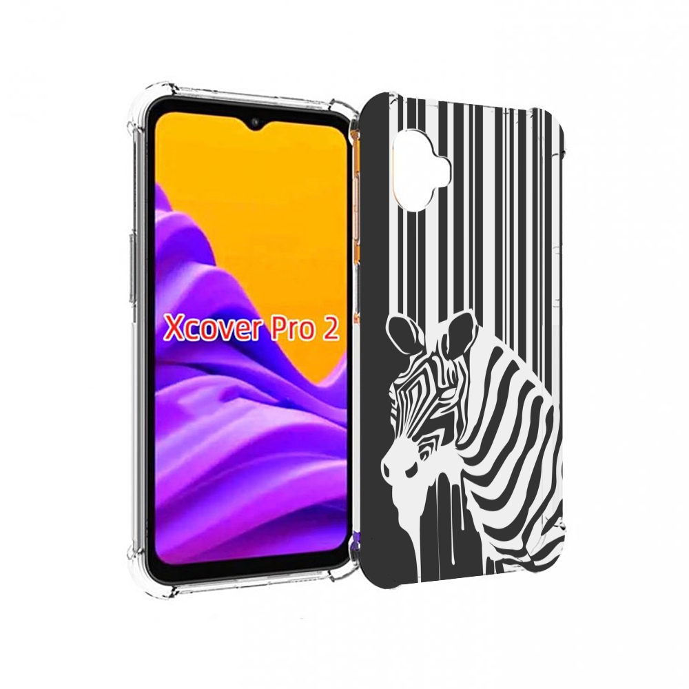 

Чехол MyPads Зебра для Samsung Galaxy Xcover Pro 2, Прозрачный, Tocco