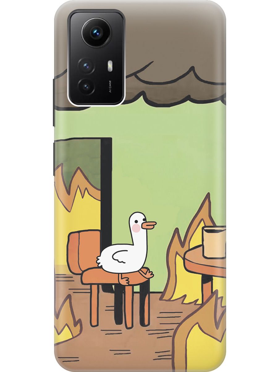 

Силиконовый чехол на Xiaomi Redmi Note 12s "У гуся все хорошо", Белый;зеленый;коричневый, 20001468