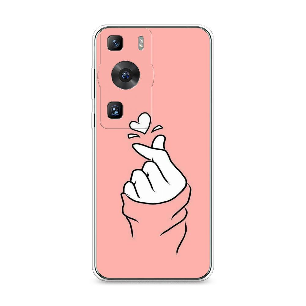 

Силиконовый чехол "Любовь-щелк" на Huawei P60, Розовый;прозрачный;белый;черный