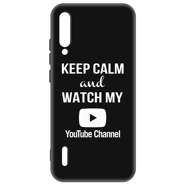 

Чехол-накладка Krutoff Silicone Case YouTube для Xiaomi Mi A3 (черный)