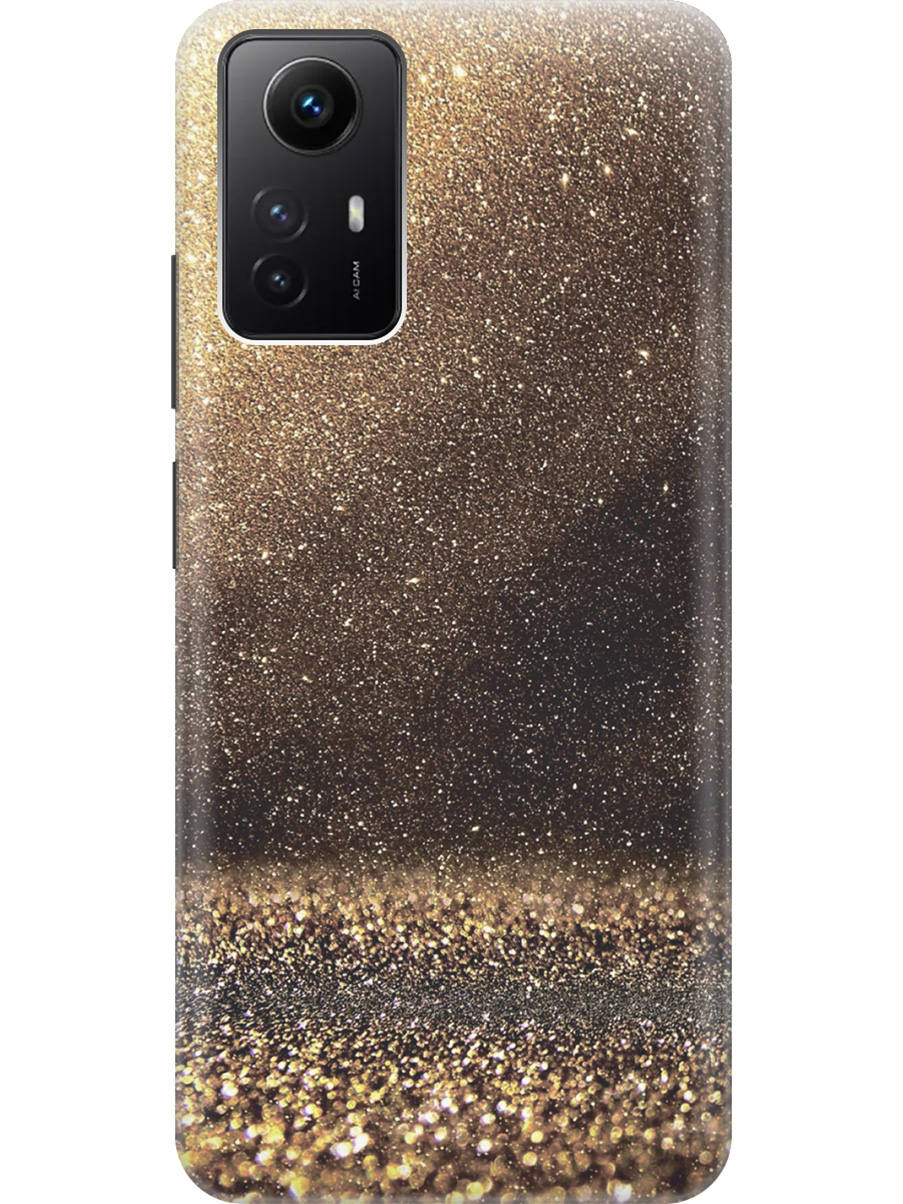 

Силиконовый чехол на Xiaomi Redmi Note 12s "Золотая пыль", Желтый;золотистый, 20001468