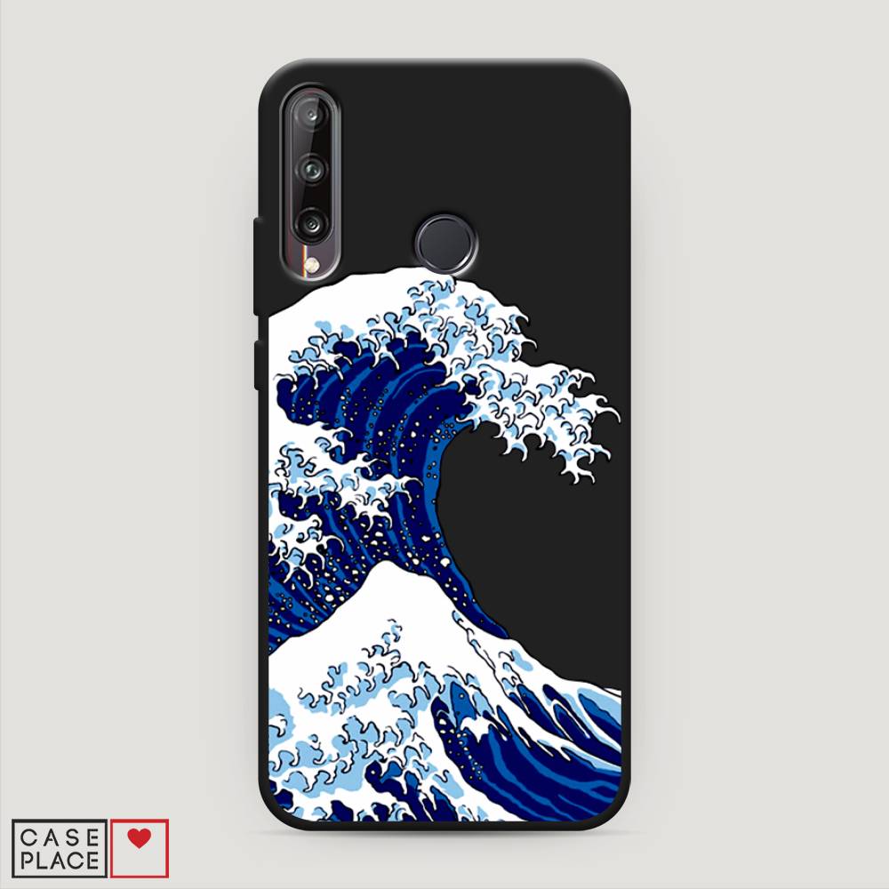 

Чехол Awog на Huawei Y7p "Волна в Канагаве", Синий;белый, 6103352-1