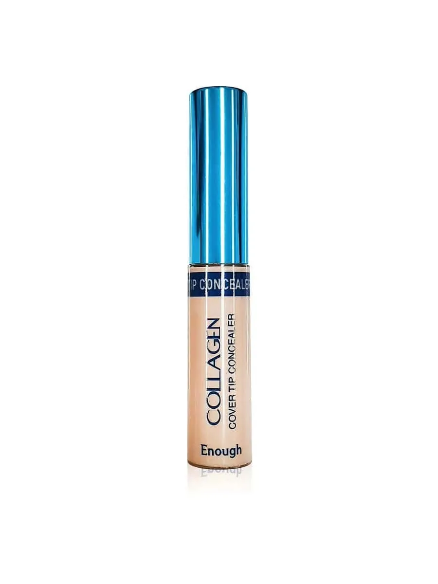 фото Консилер с коллагеном enough collagen cover tip concealer тон № 01 светло-бежевый 6.5 мл