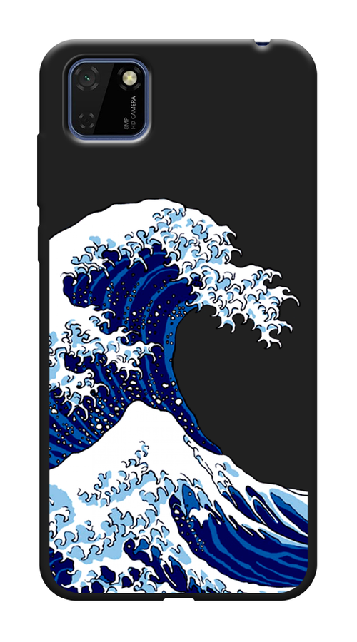

Чехол Awog на Huawei Y5p "Волна в Канагаве", Синий;белый, 6103752-1