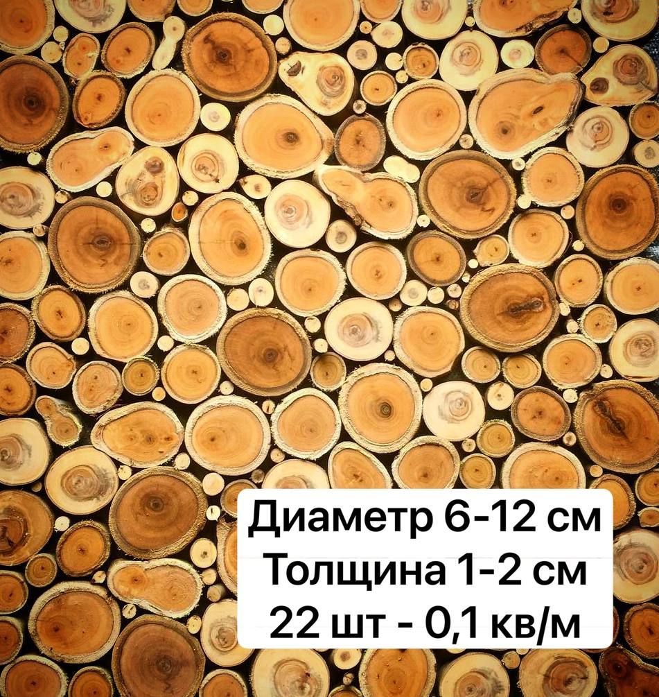 

Спилы дерева Эвкалипт 6-12 см 22 шт