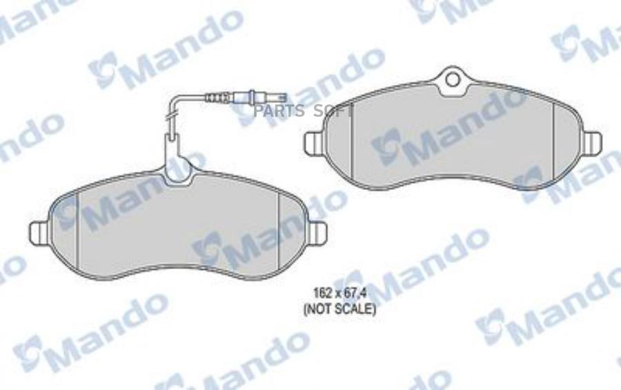 

Тормозные колодки Mando mbf015481