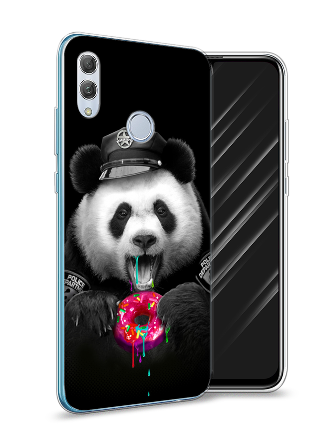 

Чехол Awog на Honor 10 Lite "Панда police", Черный;белый;розовый, 67550-2