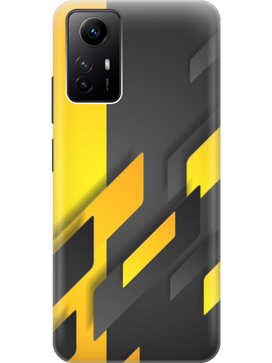 

Силиконовый чехол на Xiaomi Redmi Note 12s "Черно-желтая абстракция", Желтый;черный, 20001468