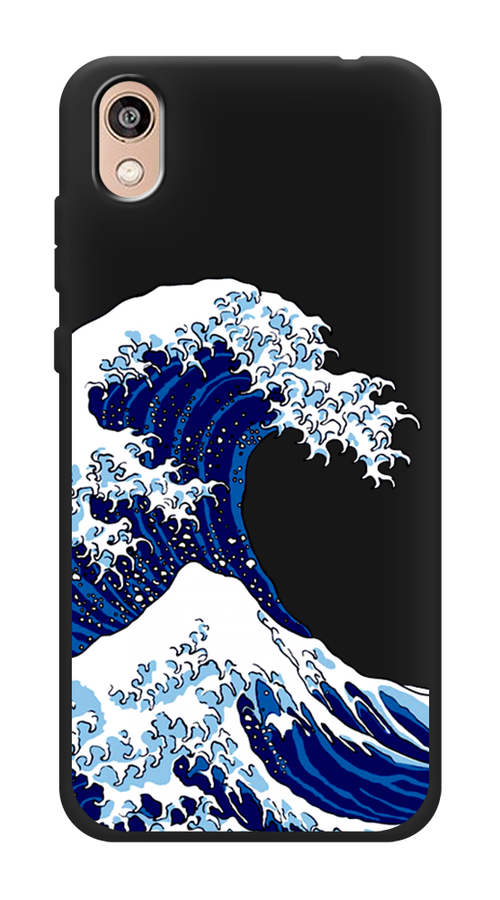 

Чехол Awog на Honor 8S "Волна в Канагаве", Синий;белый, 69152-1