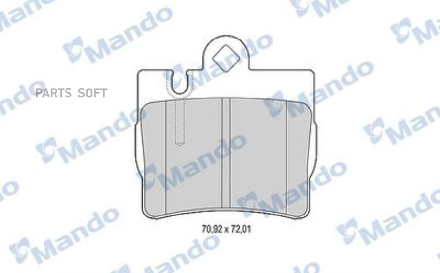 

Тормозные колодки Mando mbf015155