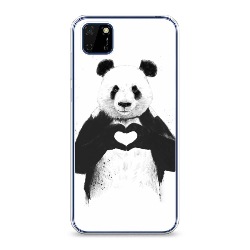 

Чехол Awog на Huawei Y5p "Панда love", Серебристый, 6103750-10
