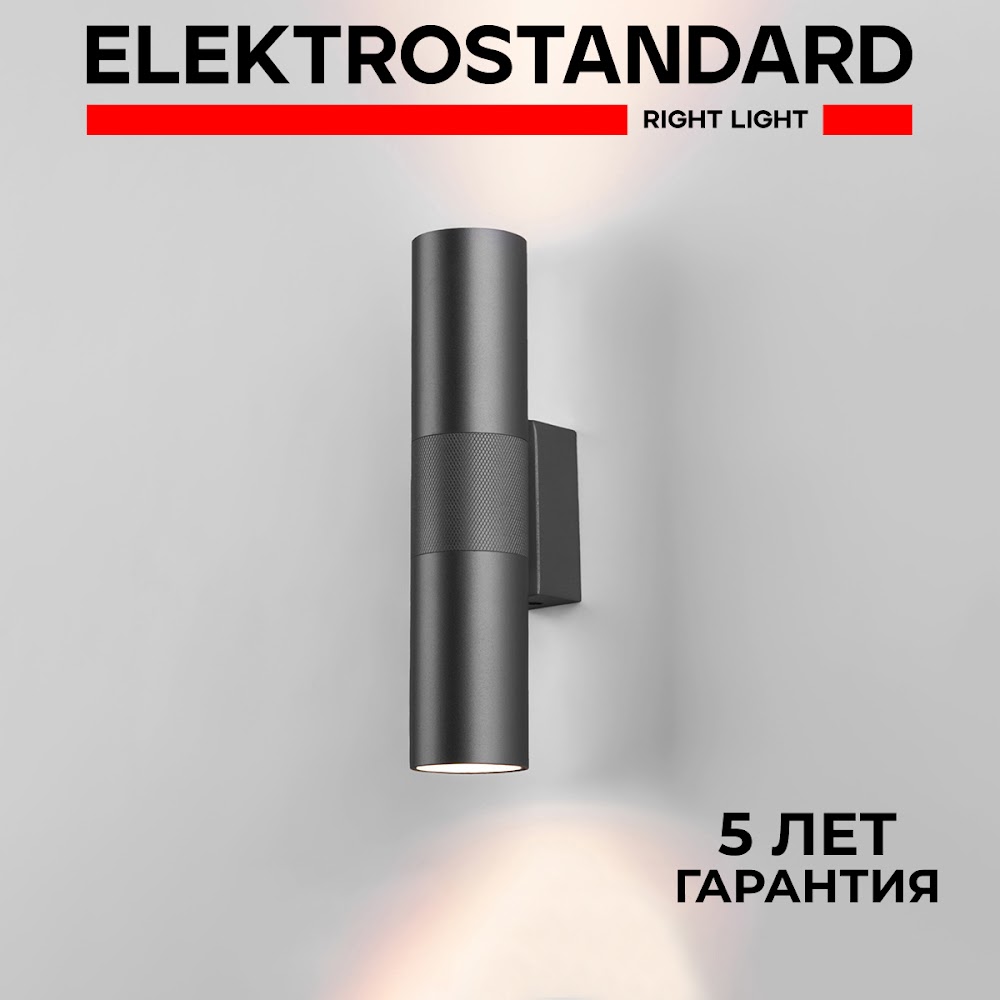 Настенный светодиодный светильник Elektrostandard Steel 40119/LED черный 4000 К