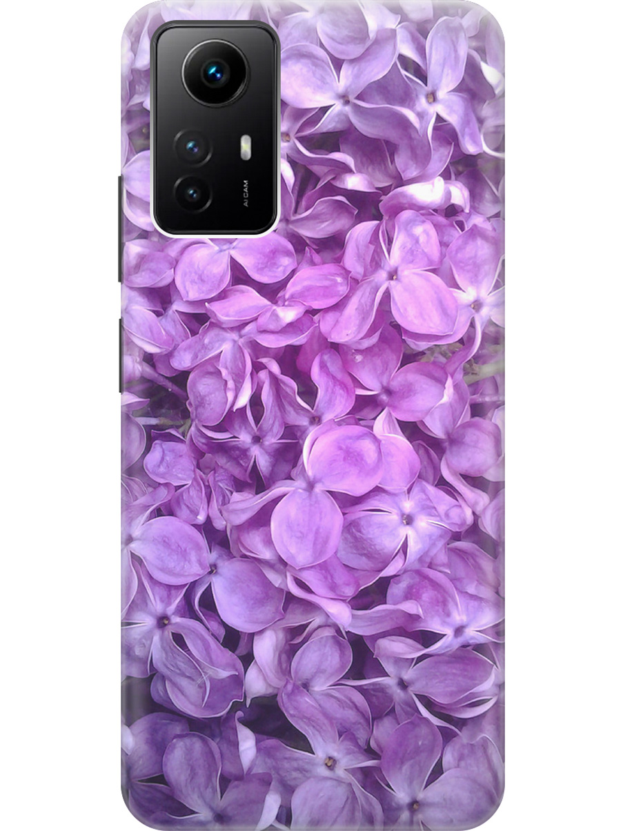 

Силиконовый чехол на Xiaomi Redmi Note 12s "Цветы сирени", Фиолетовый, 20001468