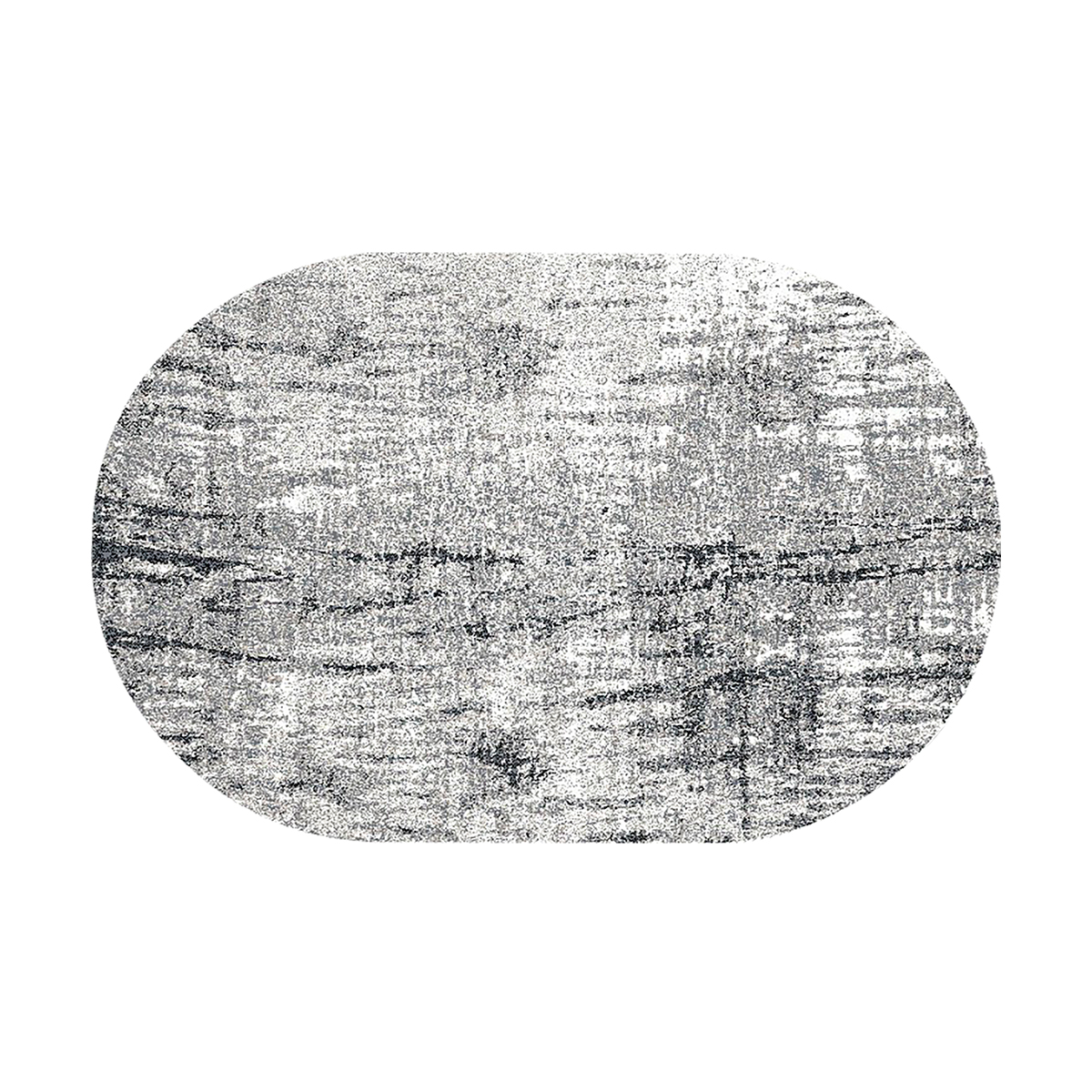 фото Ковер люберецкие ковры альфа 88026/55, овальный, 1,5 x 2,3 м, фризе alfa