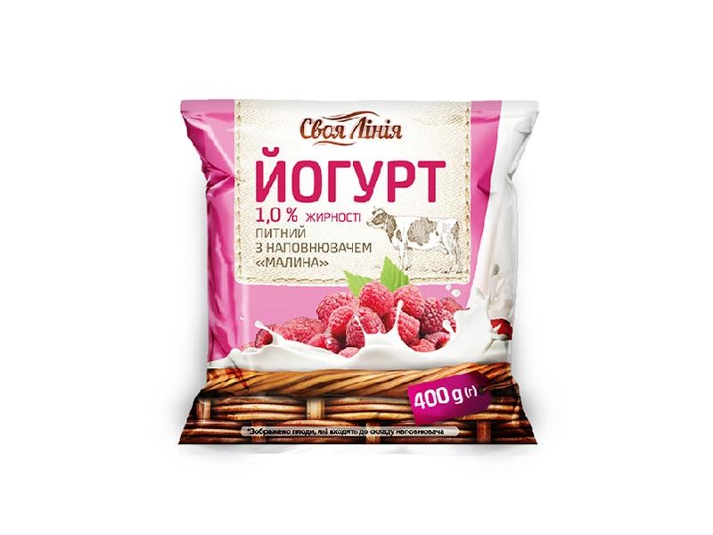 

Йогурт питьевой Суксунский Малина 1,5% 300 г