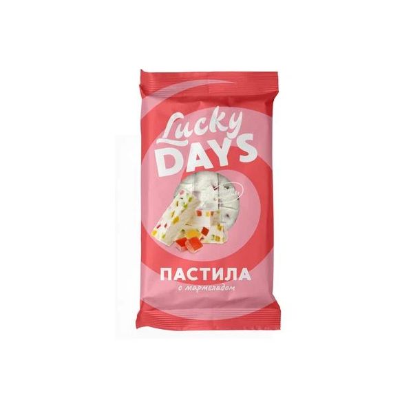 Пастила Lucky Days ванильная с мармеладом 200 г