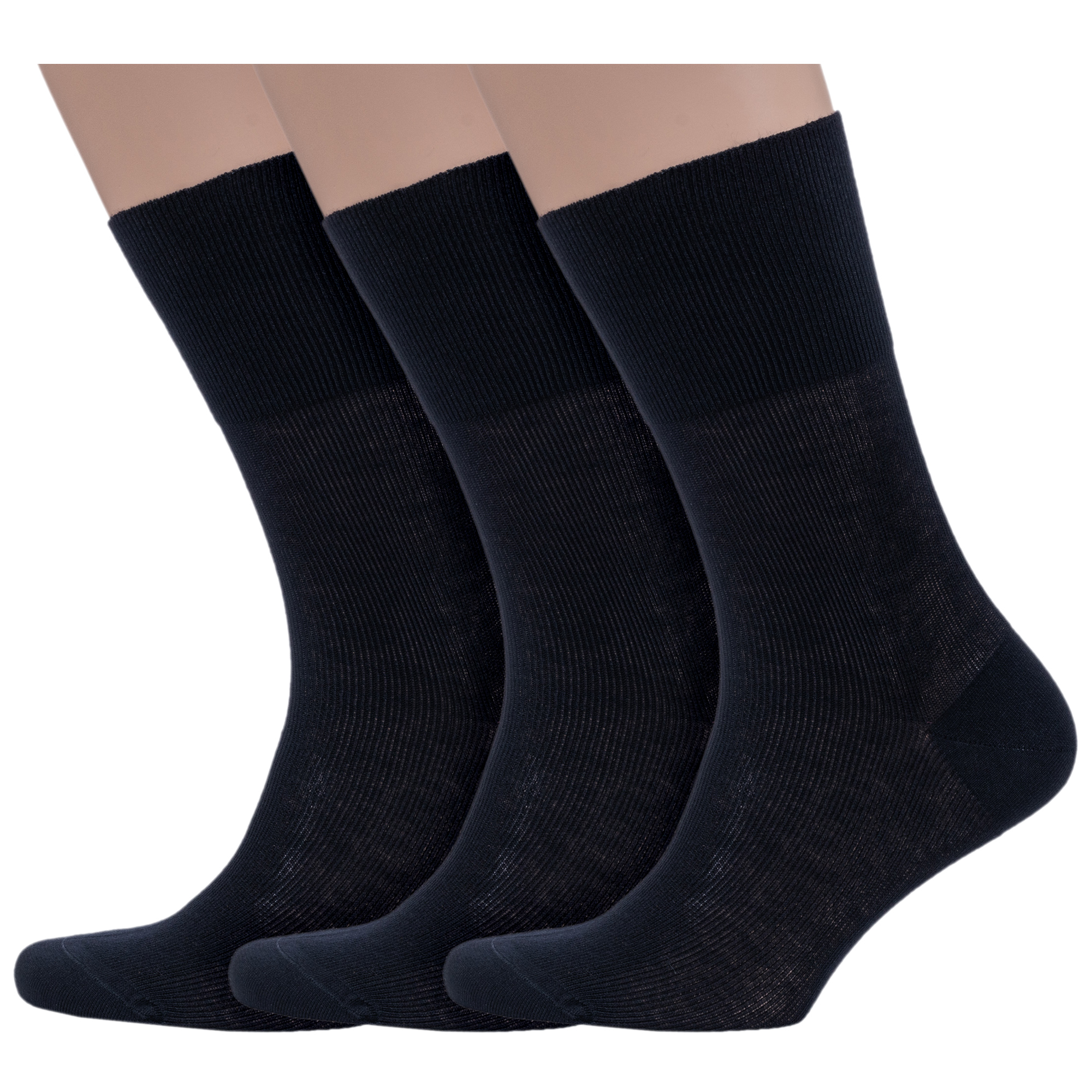Комплект носков мужских Dr Feet 3-19DF1 черных 27
