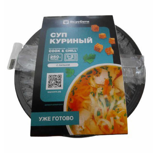

Суп ВкусСити Куриный с лапшой 250 г