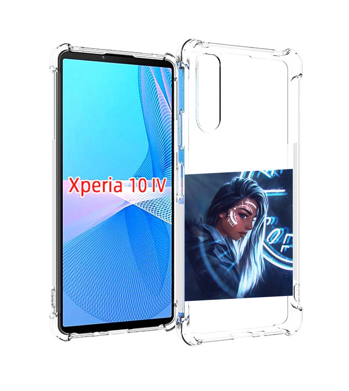 

Чехол MyPads девушка-из-антарктиды женский для Sony Xperia 10 IV (10-4), Прозрачный, Tocco