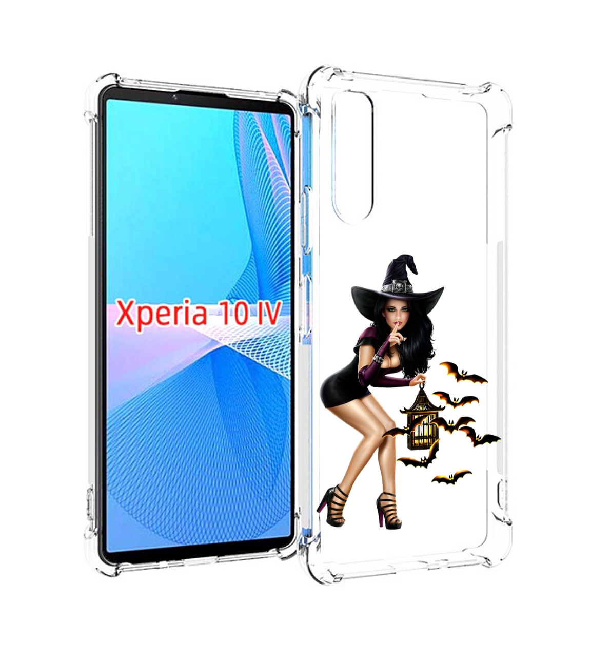 

Чехол MyPads девушка-ведьма женский для Sony Xperia 10 IV (10-4), Прозрачный, Tocco