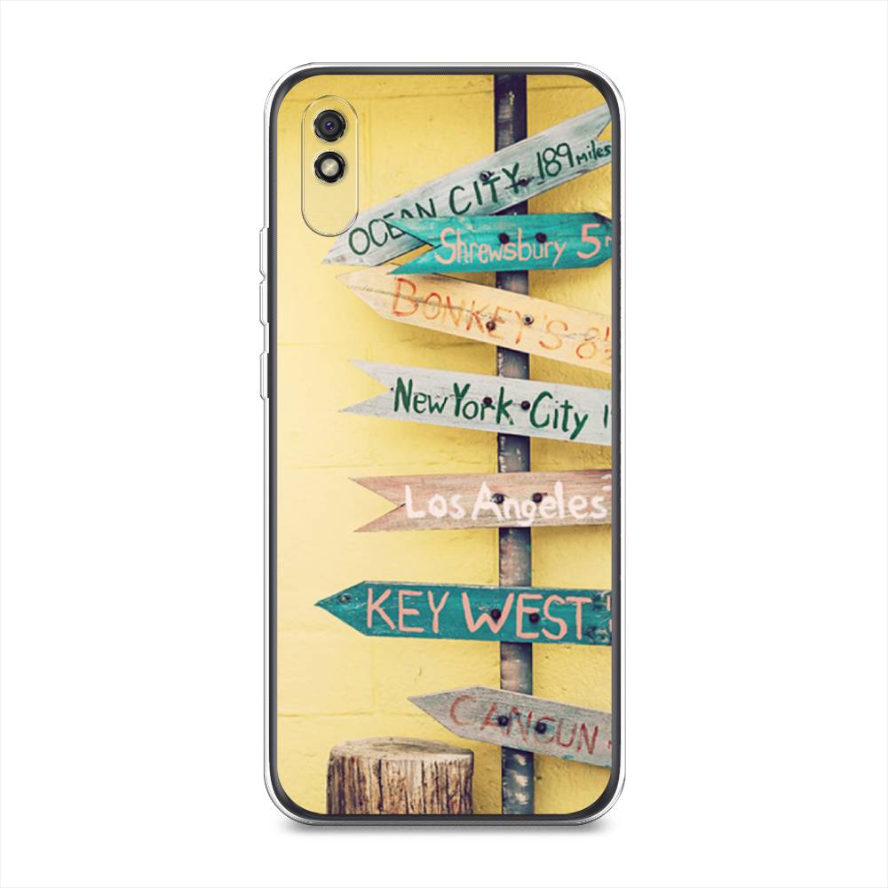 

Чехол Awog на Xiaomi Redmi 9A "Нулевой километр", Разноцветный, 38950-4