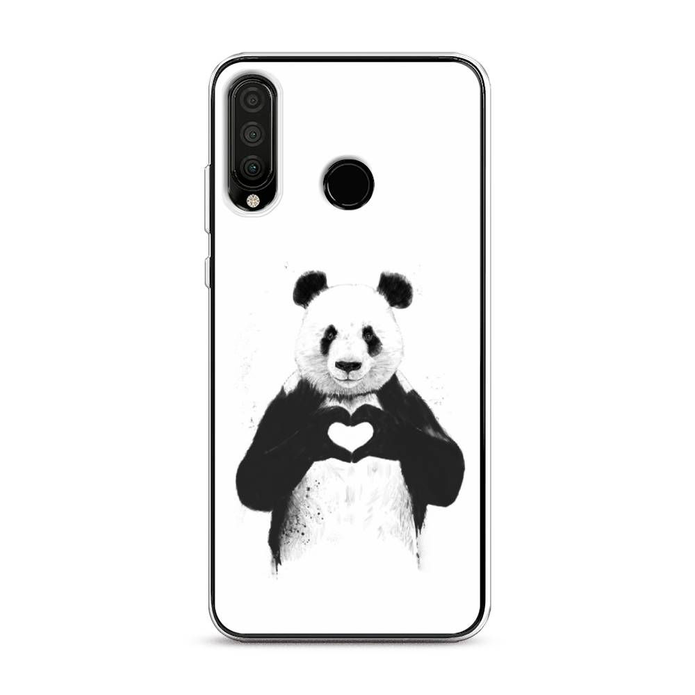 

Чехол Awog на Honor 20S "Панда love", Серебристый, 610750-10