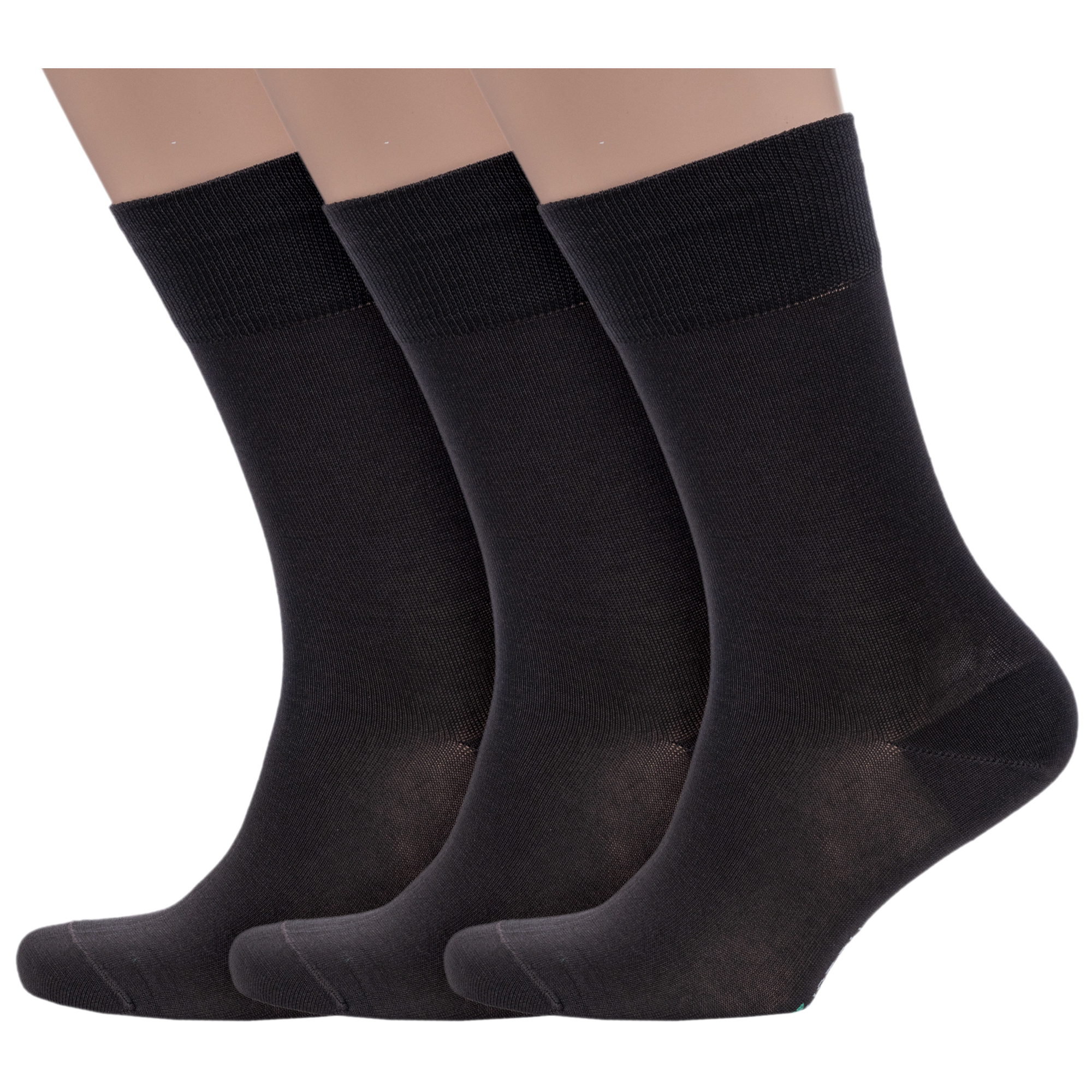 фото Комплект носков мужских grinston socks 3-15d3 коричневых 29