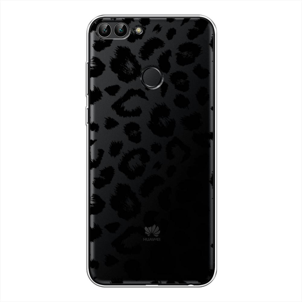 

Чехол Awog на Huawei Y9 2018 "Окрас леопарда фон", Черный, 64950-2