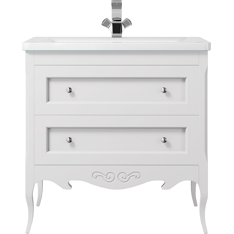 

Тумба под раковину Creto Viva 85 13-1008W White, Белый