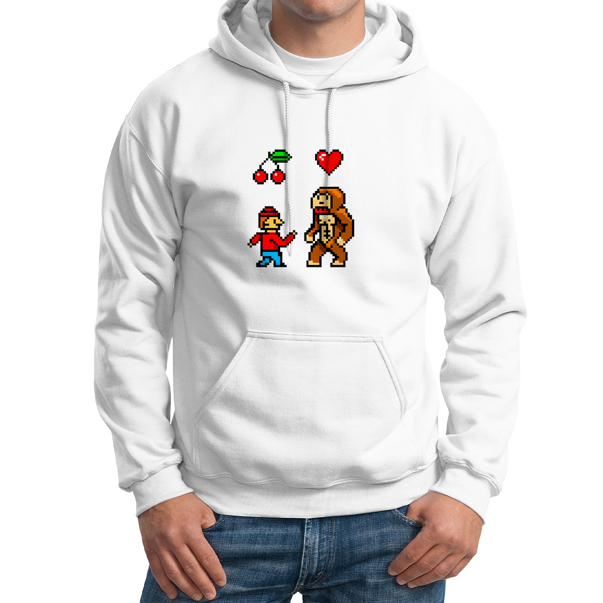 

Худи унисекс CoolPodarok Илюстрация. Анимированные персонажи из игры белое 46 RU, M0501646