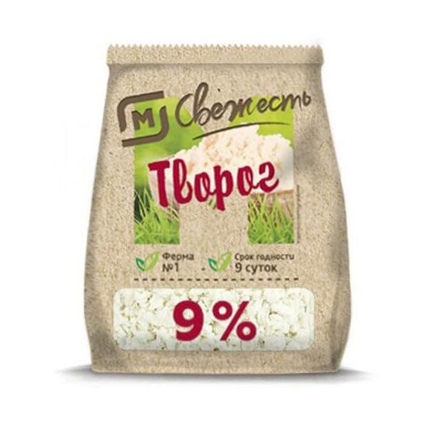 

Творог рассыпчатый М свежесть 9% 350 г