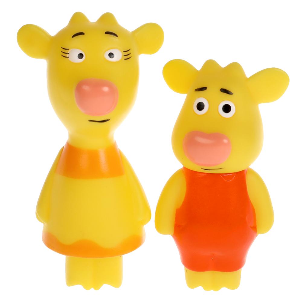 фото Набор игрушек для ванны капитошка оранжевая корова. бо и зо lx-or-cow-06