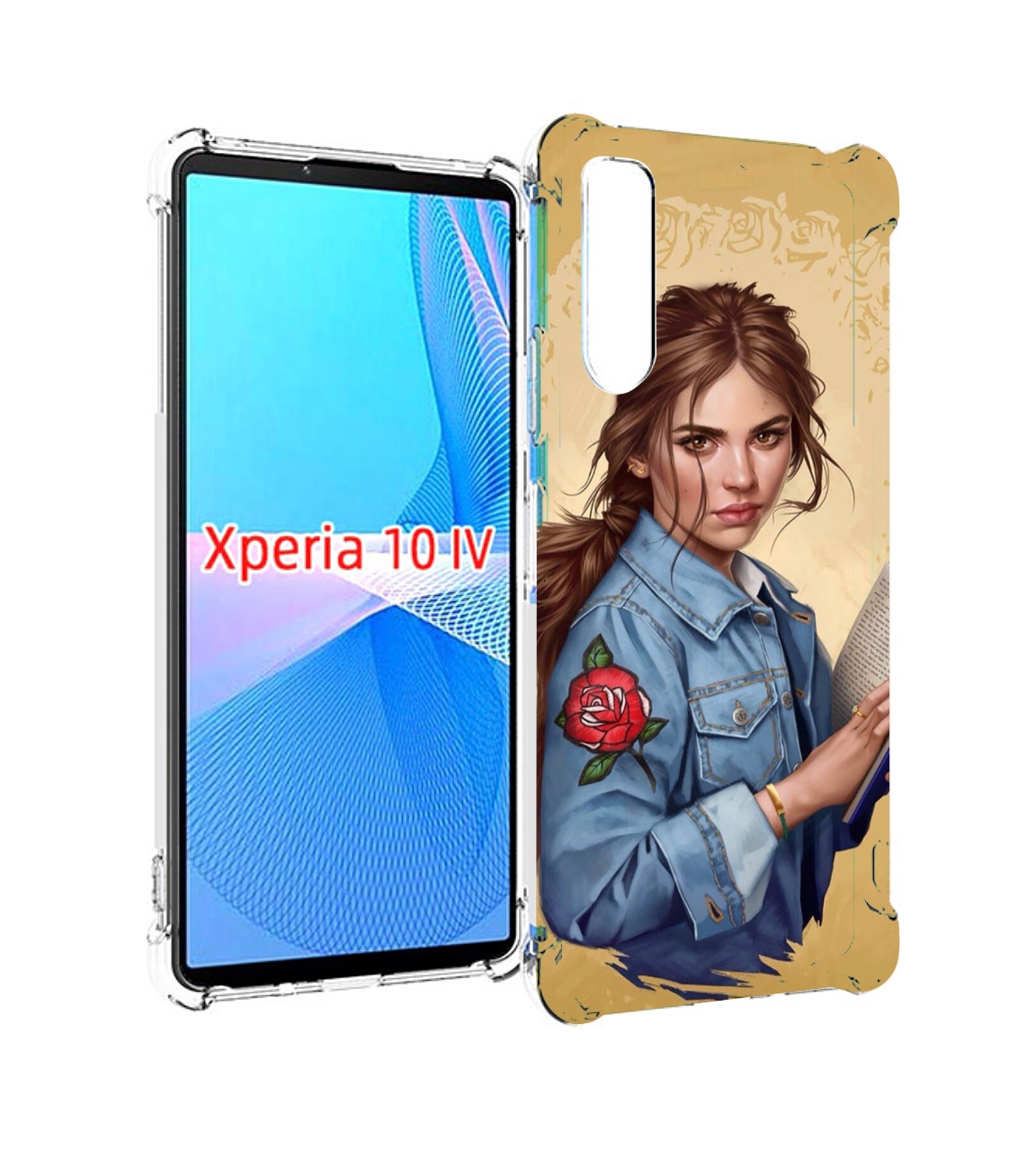 

Чехол MyPads девушка-в-бежевом-фоне для Sony Xperia 10 IV (10-4), Прозрачный, Tocco