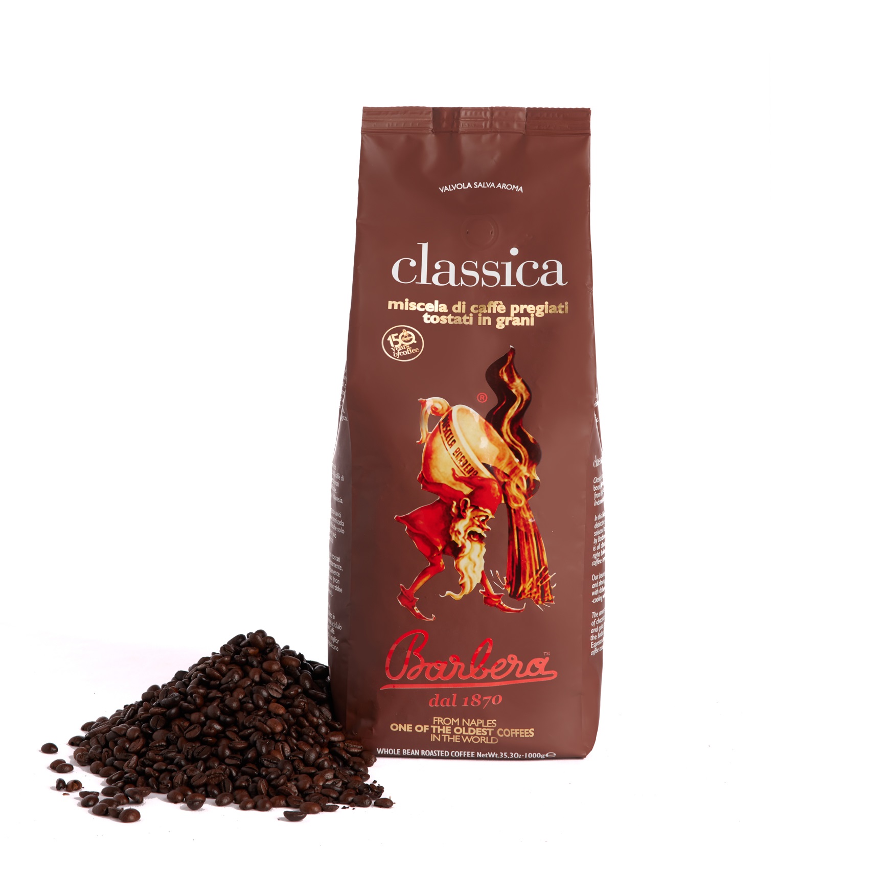 Кофе BARBERA в зернах Classica, 1 кг