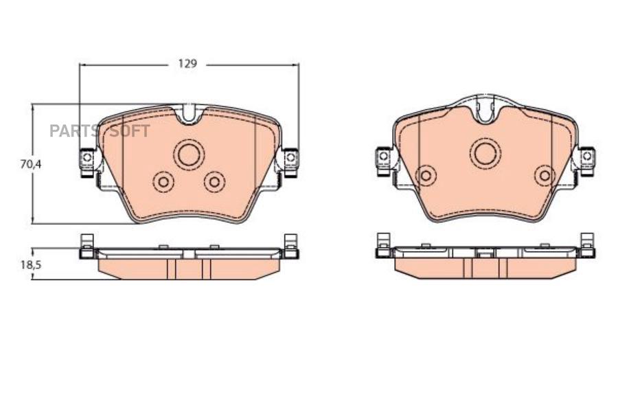 

Колодки Передние Bmw 1-F40 2-F45/F46 X1-F48/F49 X2-F39 Mini F54/F60 Zf Russia Gdb2098 Zfr