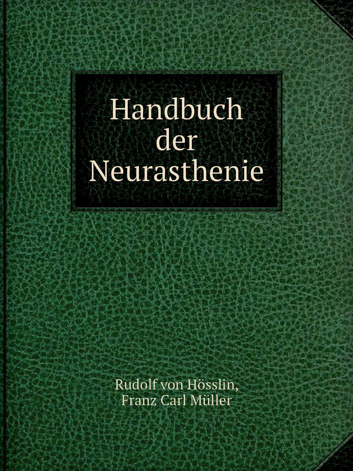 

Handbuch der Neurasthenie