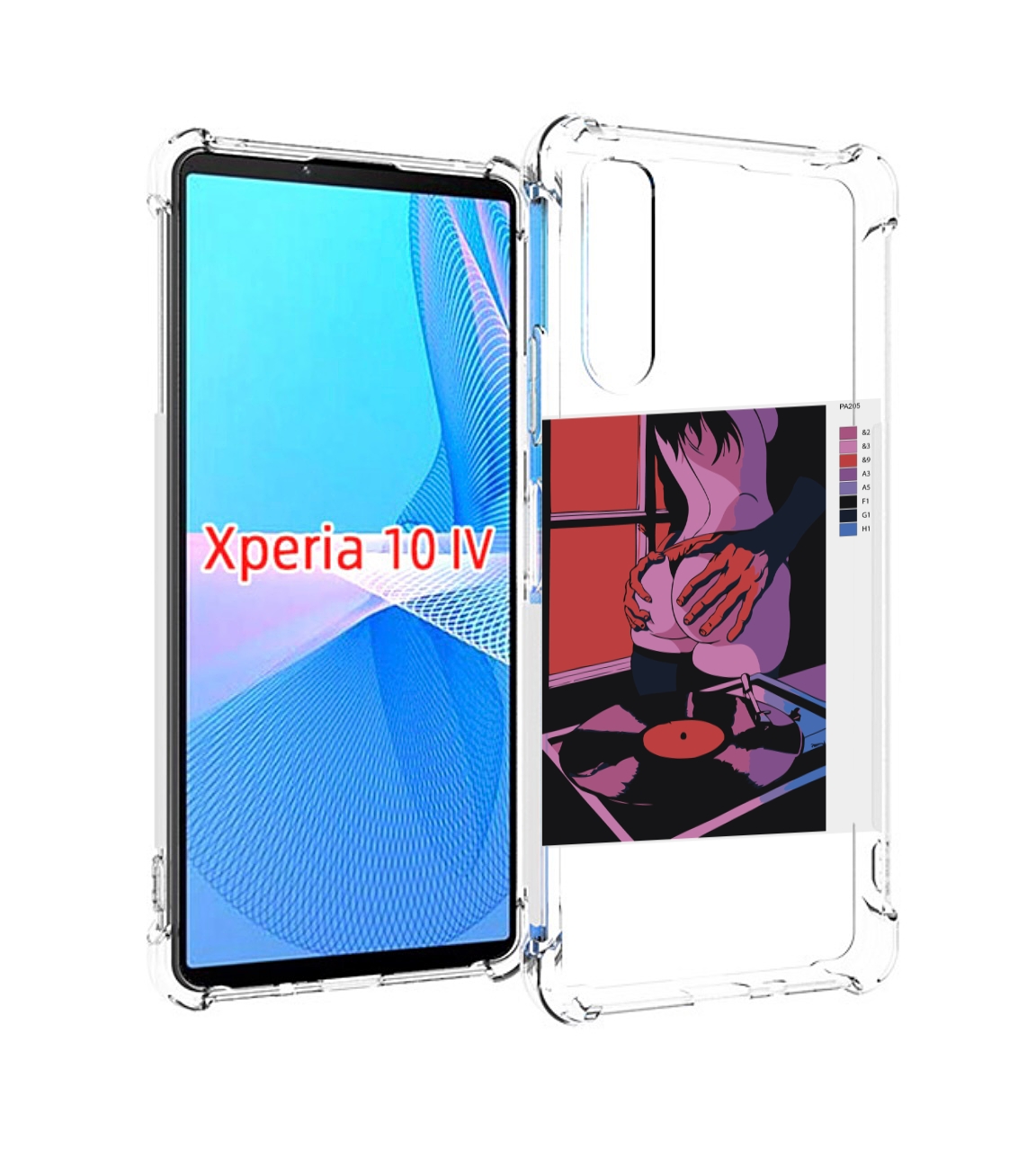 

Чехол MyPads девушка красивая сзади женский для Sony Xperia 10 IV (10-4), Прозрачный, Tocco