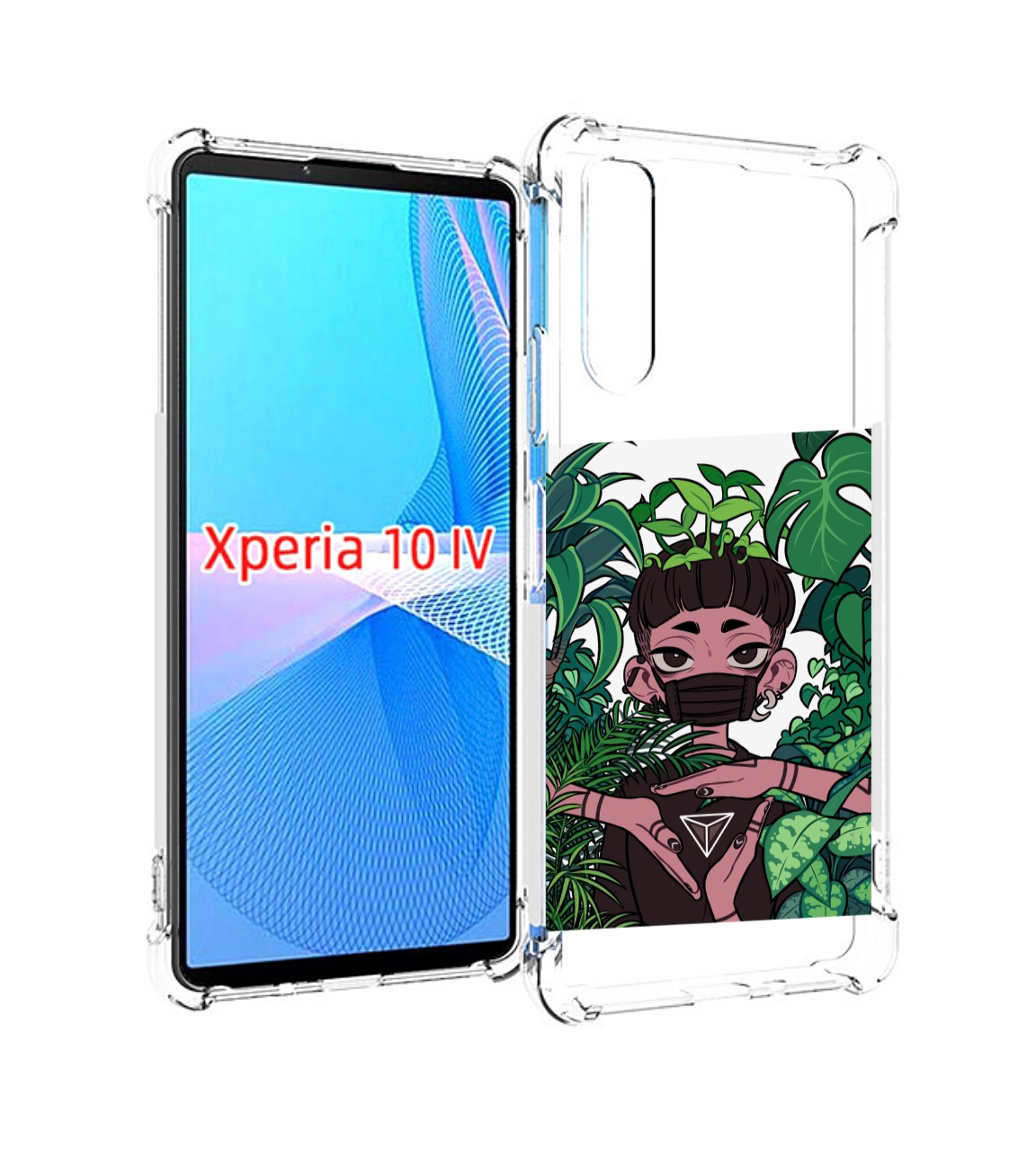 

Чехол MyPads девушка в природе женский для Sony Xperia 10 IV (10-4), Прозрачный, Tocco
