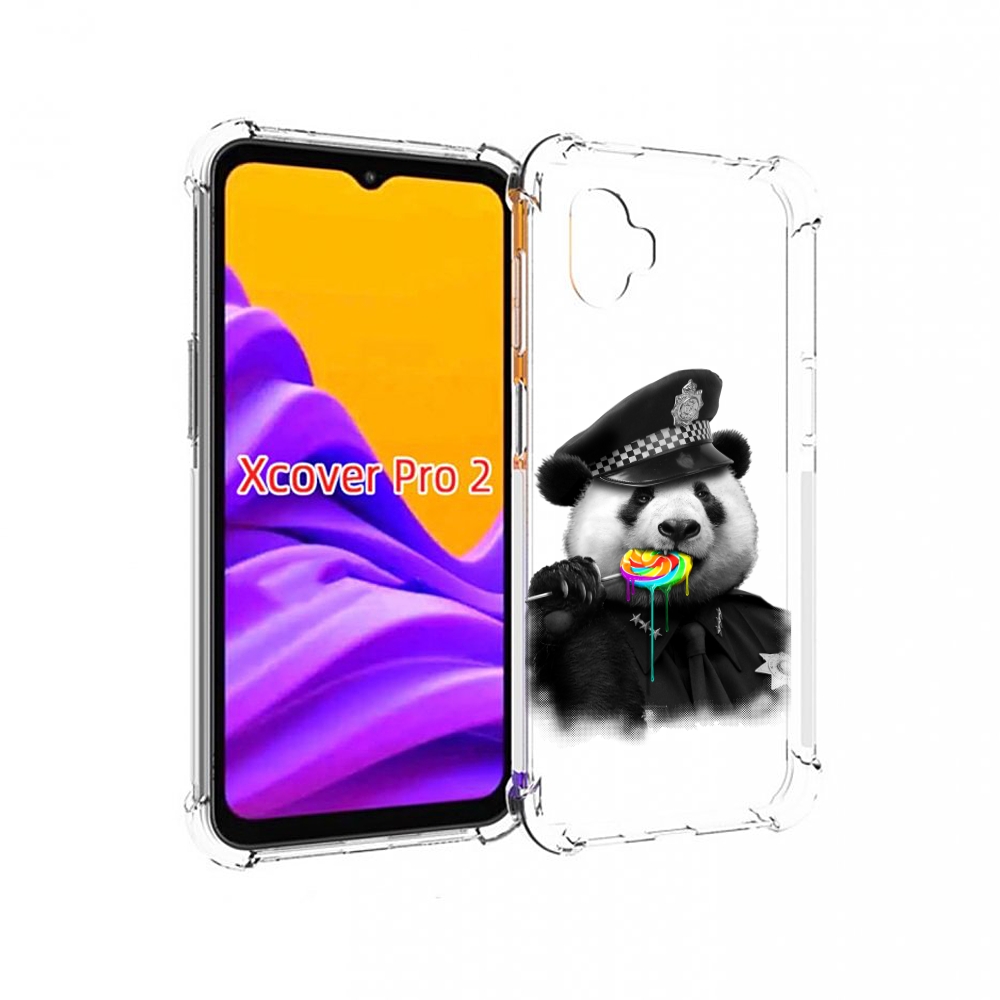 

Чехол MyPads Панда полиция для Samsung Galaxy Xcover Pro 2, Прозрачный, Tocco