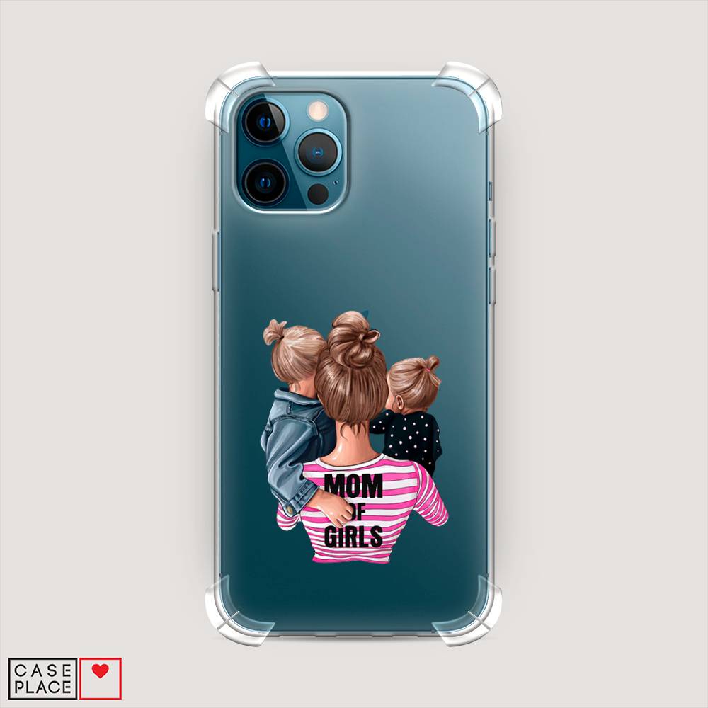 

Чехол Awog на Apple iPhone 12 Pro / Айфон 12 Pro "Mom of Girls", Разноцветный, 12851-1