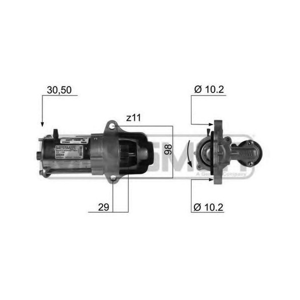 

Стартер Ford Focus C-MAX/Focus II/Focus II Turnier 03>15 Volvo C30/S40 II 04>12 ERA 220369