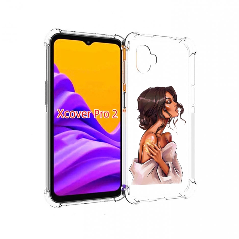 

Чехол MyPads Девушка-нежная женский для Samsung Galaxy Xcover Pro 2, Прозрачный, Tocco