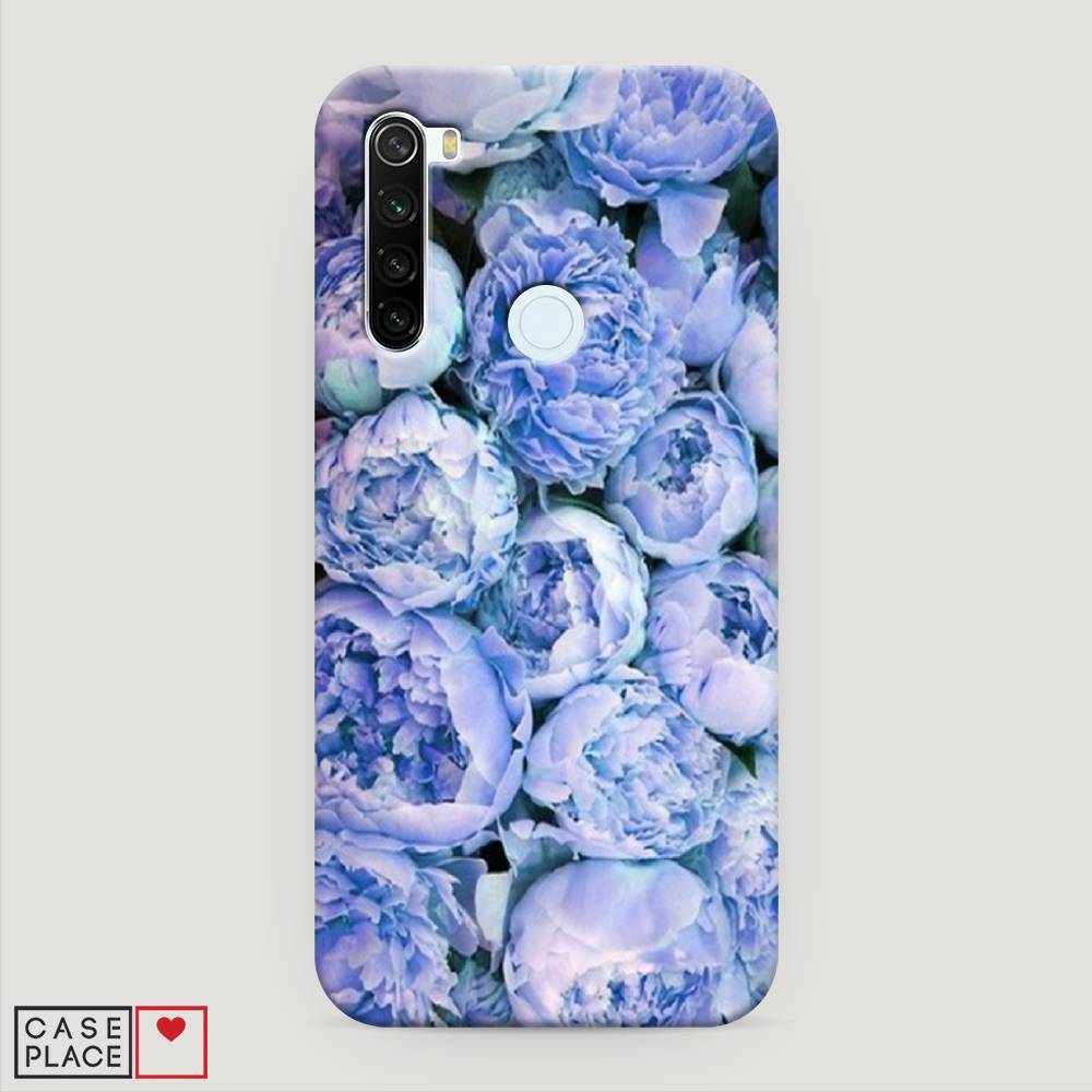 

Пластиковый чехол "Пионы голубые" на Xiaomi Redmi Note 8T, 37420-6