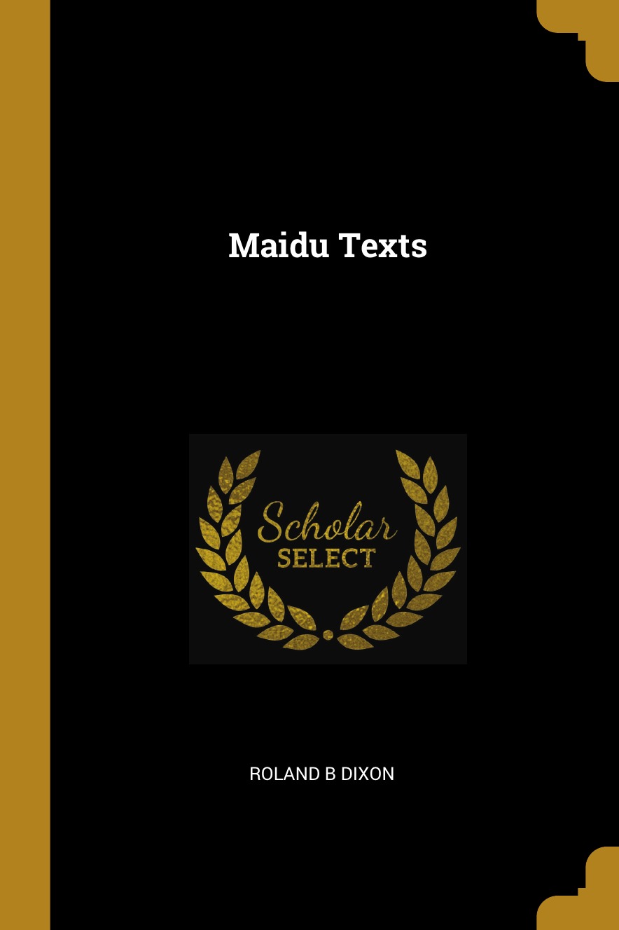 

Maidu Texts