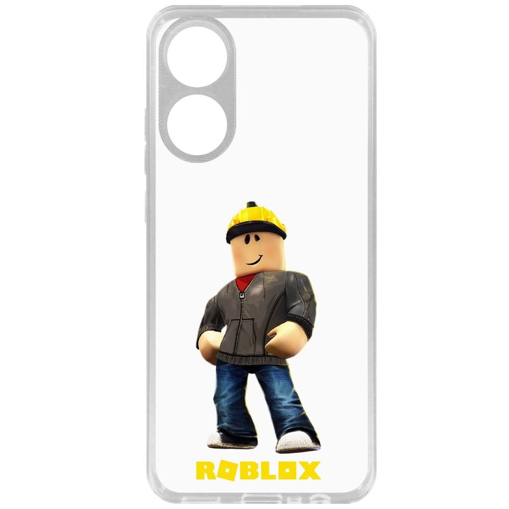 

Чехол-накладка Krutoff Clear Case Roblox-Строитель для Oppo A78 4G, Прозрачный