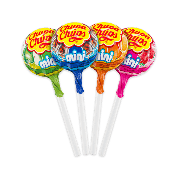 Конфета карамельная Chupa Chups ассорти мини на палочке