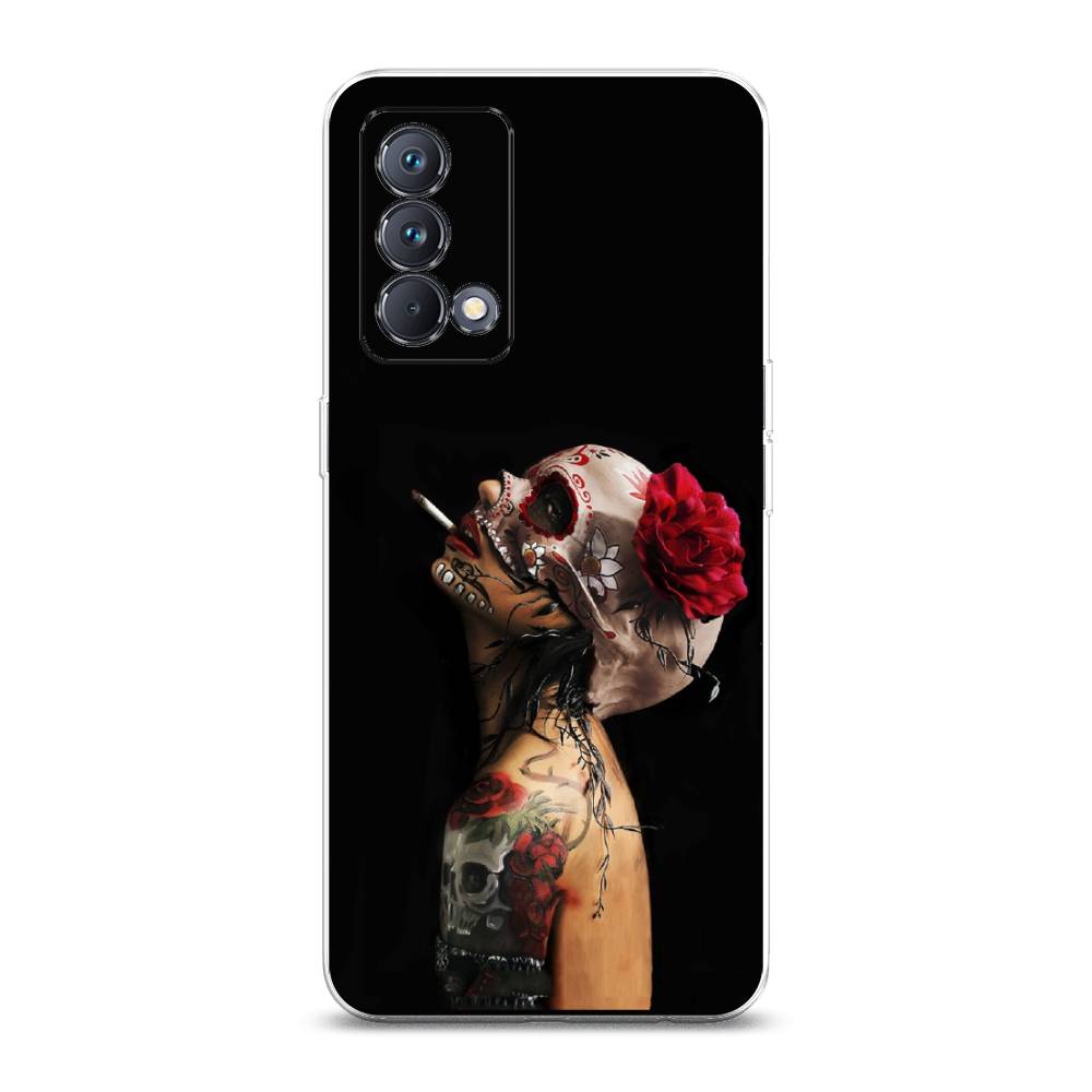 

Чехол Awog на Realme GT Master Edition "Девушка с черепом", Разноцветный, 2510450-9