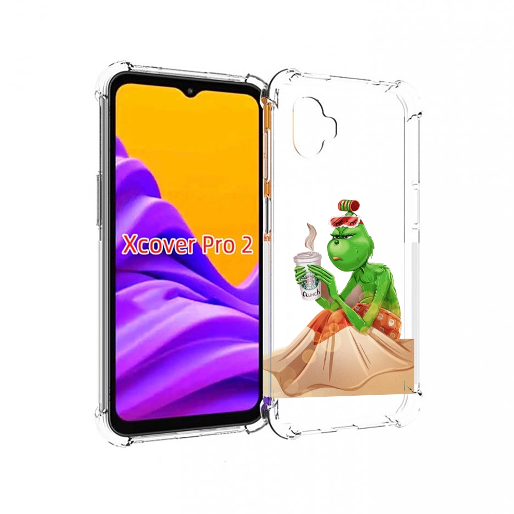 

Чехол MyPads Гринч-в-платье для Samsung Galaxy Xcover Pro 2, Прозрачный, Tocco