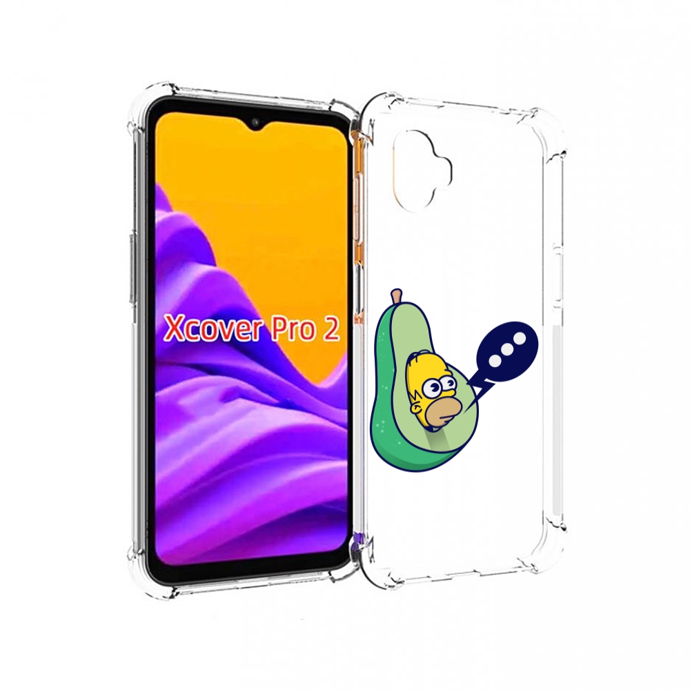 

Чехол MyPads Гомер-авокадо для Samsung Galaxy Xcover Pro 2, Прозрачный, Tocco